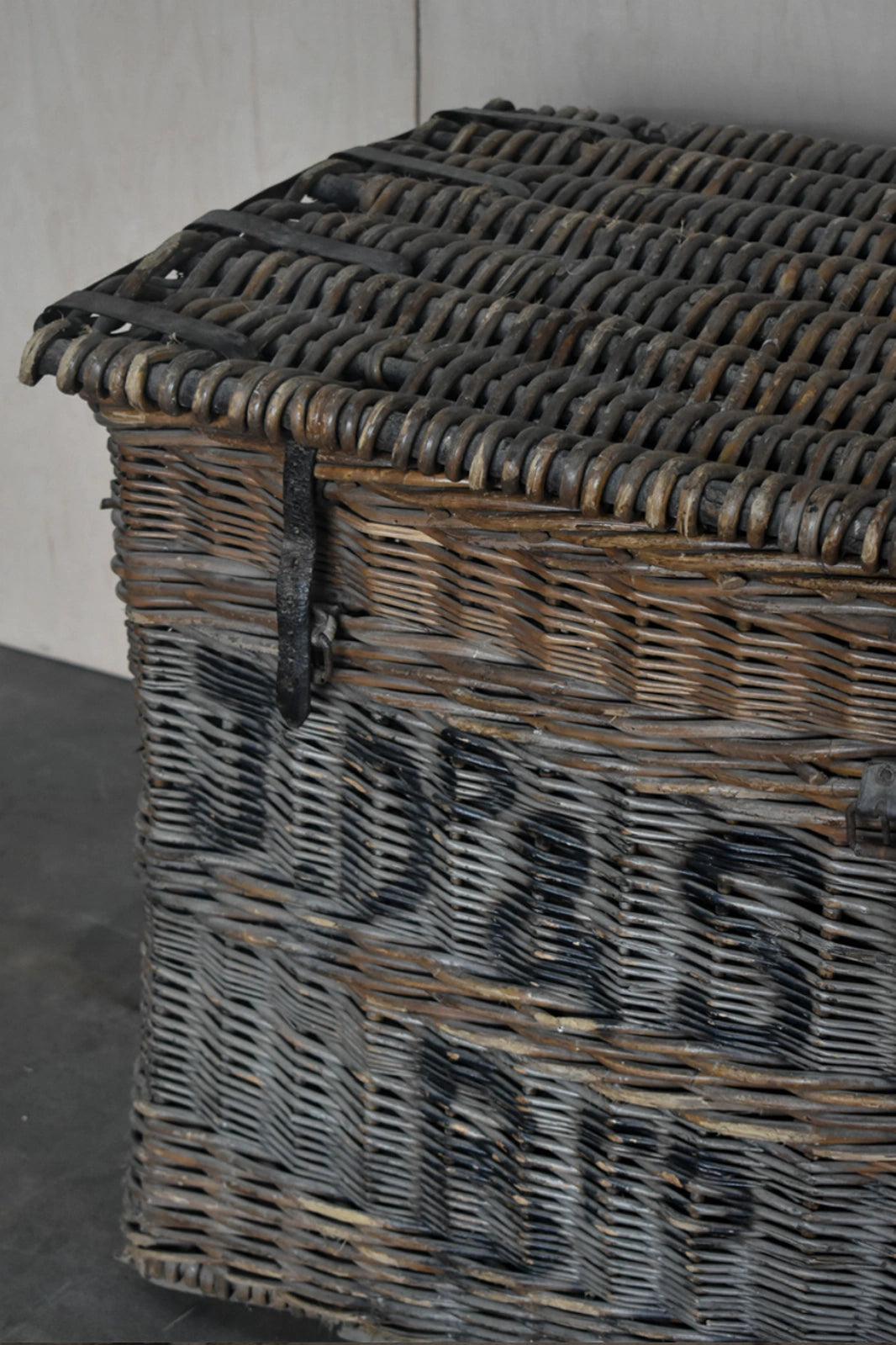 AGED WICKER BASKET