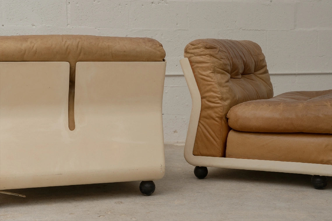 PAIR OF AMANTA LOUNGE CHAIRS