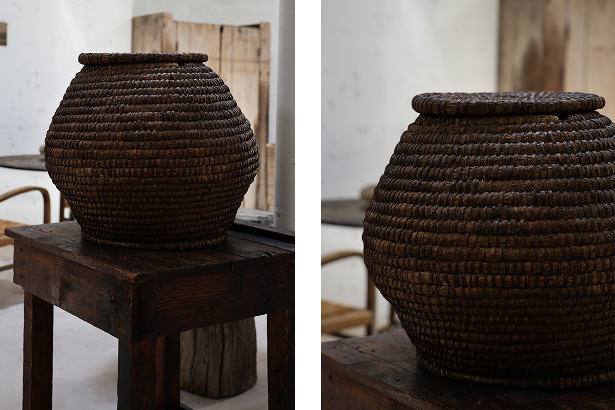RYE STRAW GRAIN BASKET