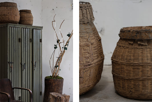 WOVEN FISHING BASKET NO.2