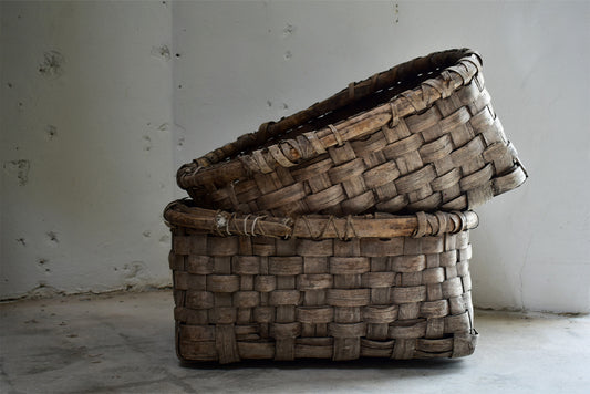 SPLINT OAK BERRY BASKET