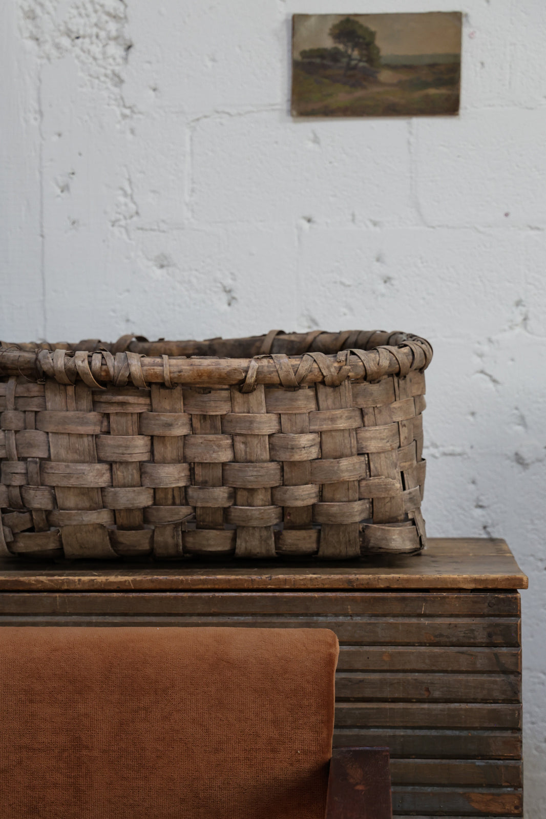 SPLINT OAK BERRY BASKET