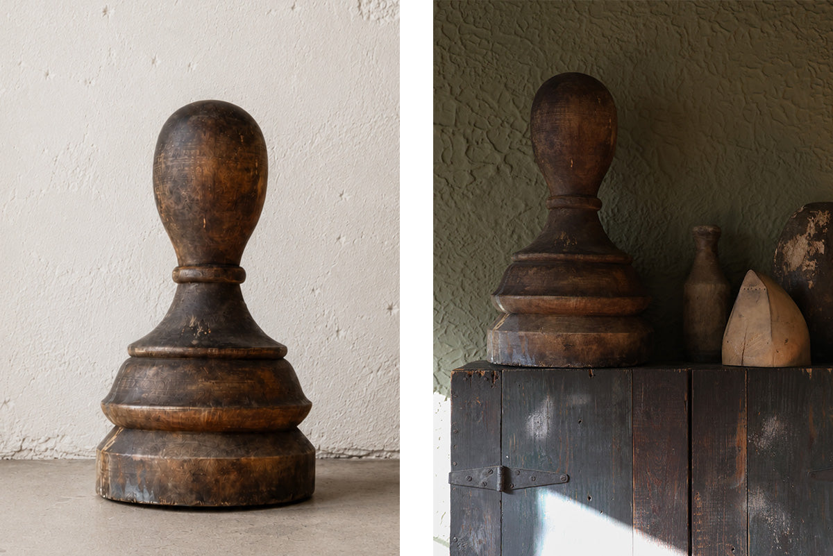 TURNED HARDWOOD FORM