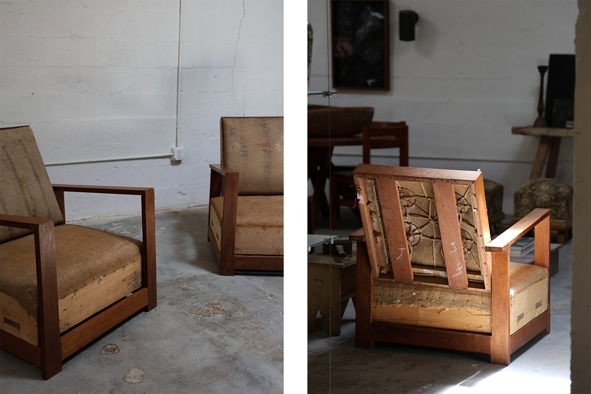 PAIR OF ART DECO ARMCHAIRS