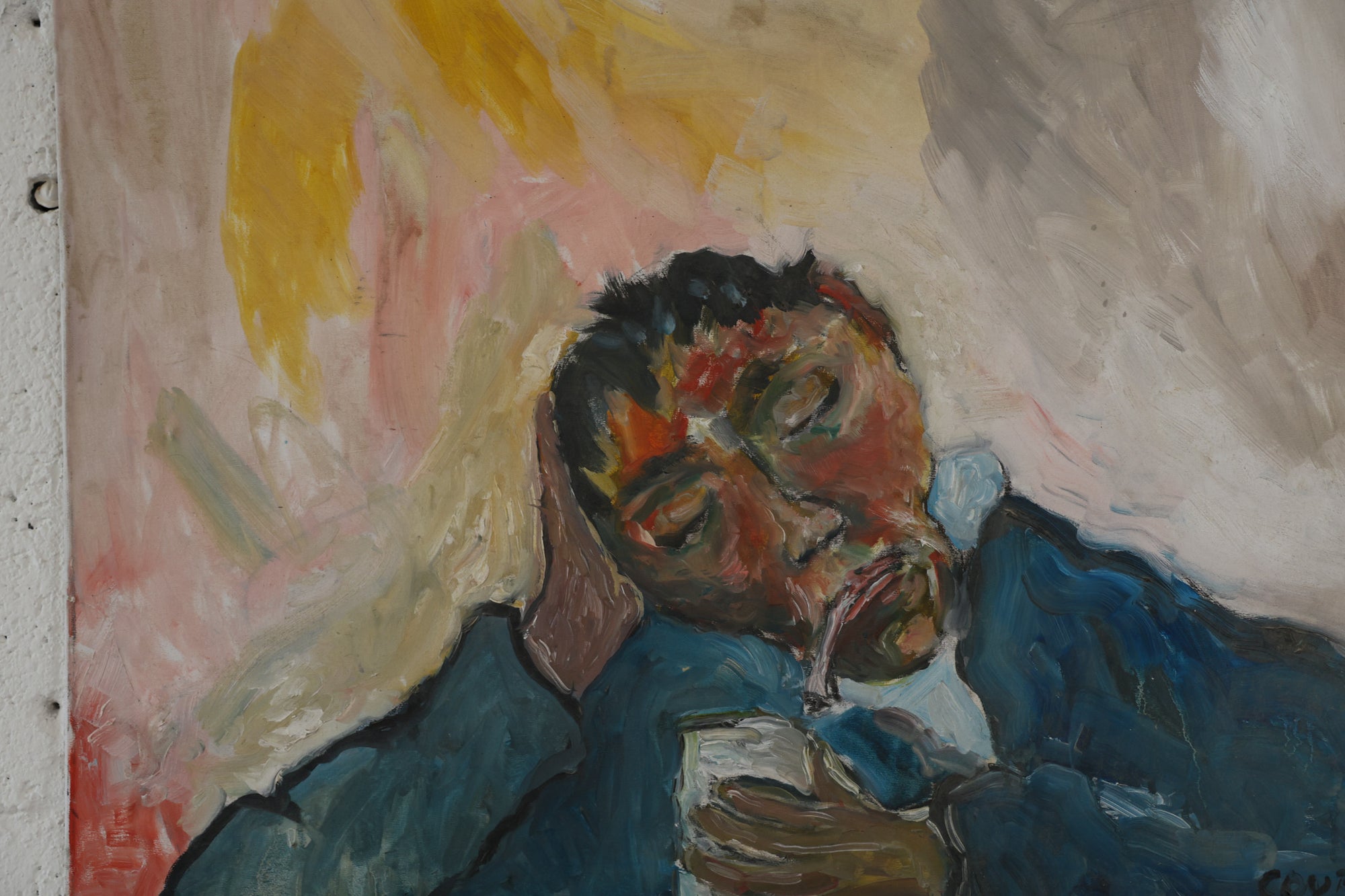 EXPRESSIONIST OIL ON CANVAS