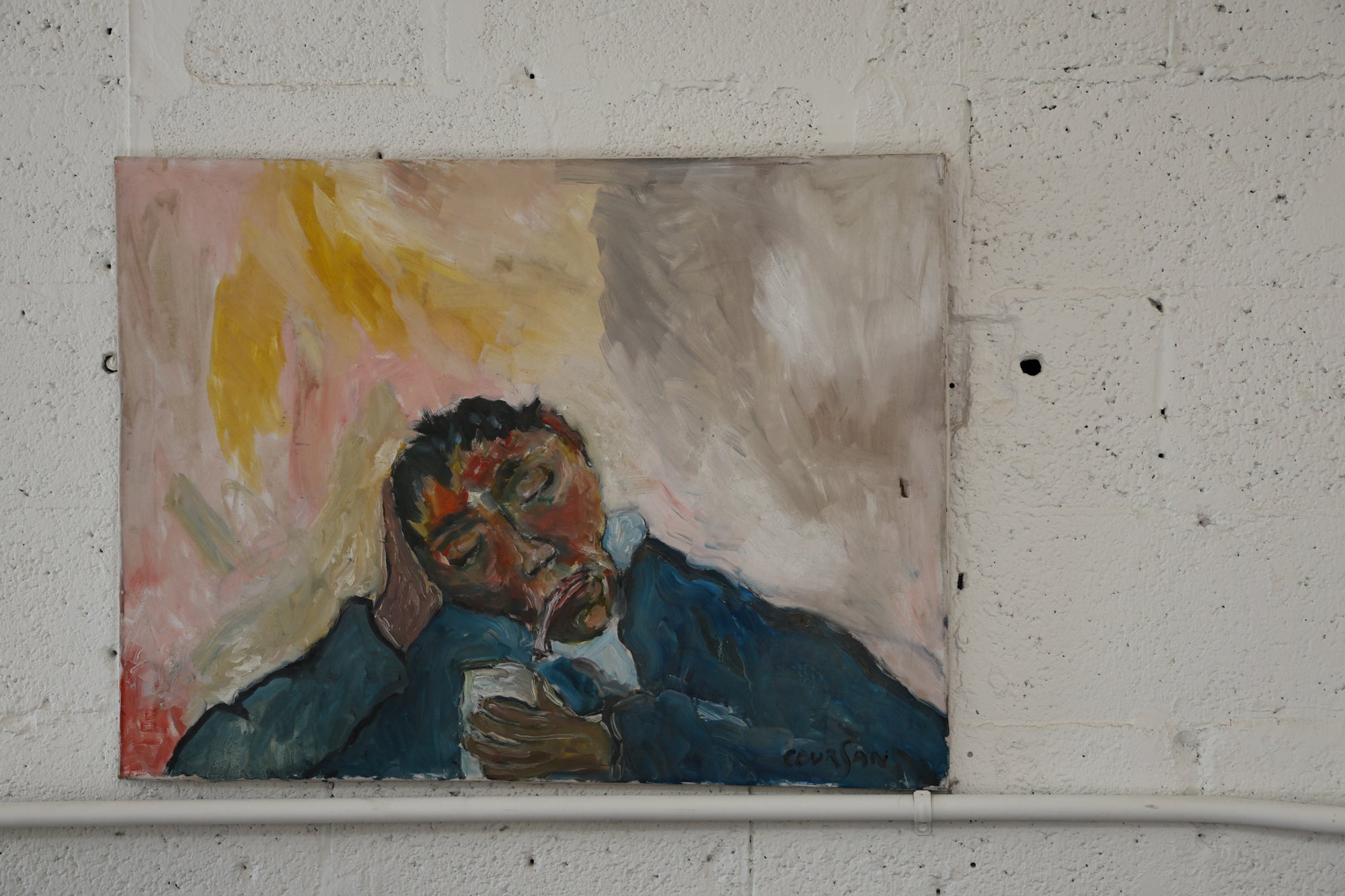 EXPRESSIONIST OIL ON CANVAS