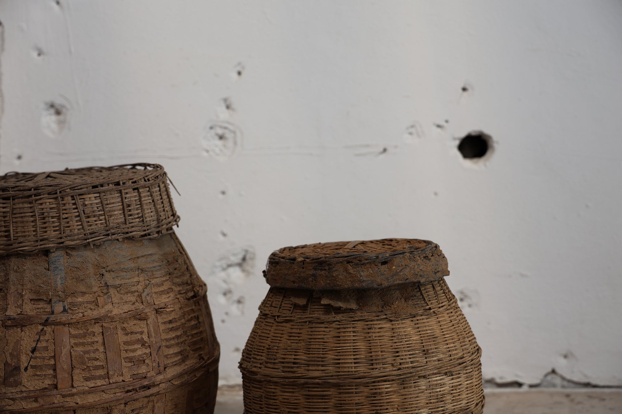 WOVEN FISHING BASKET NO.2