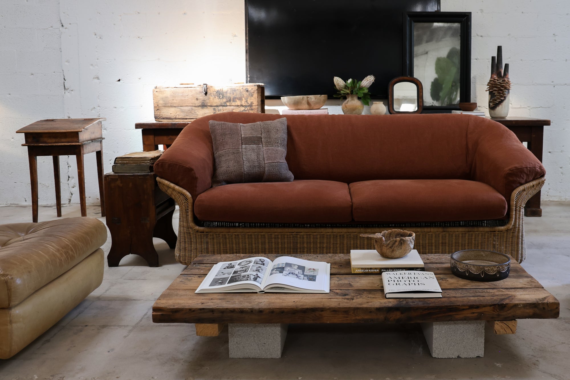 WICKER SOFA