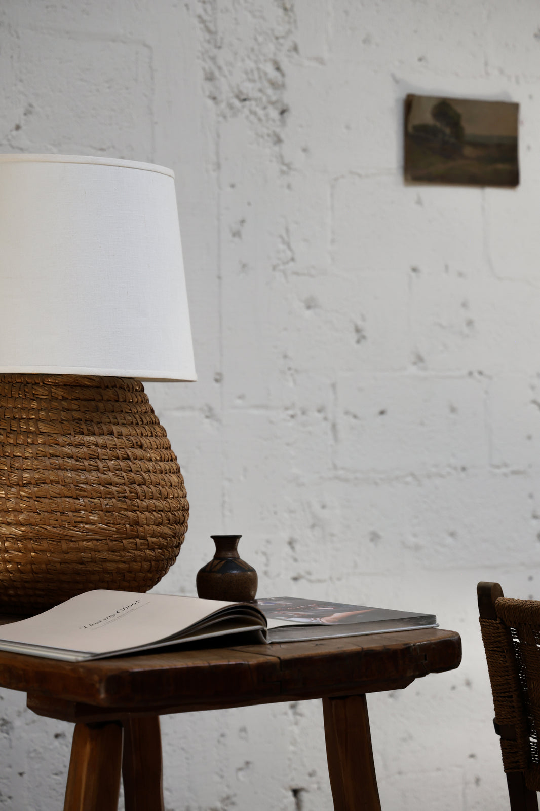 BOURGNE BASKET TABLE LAMP