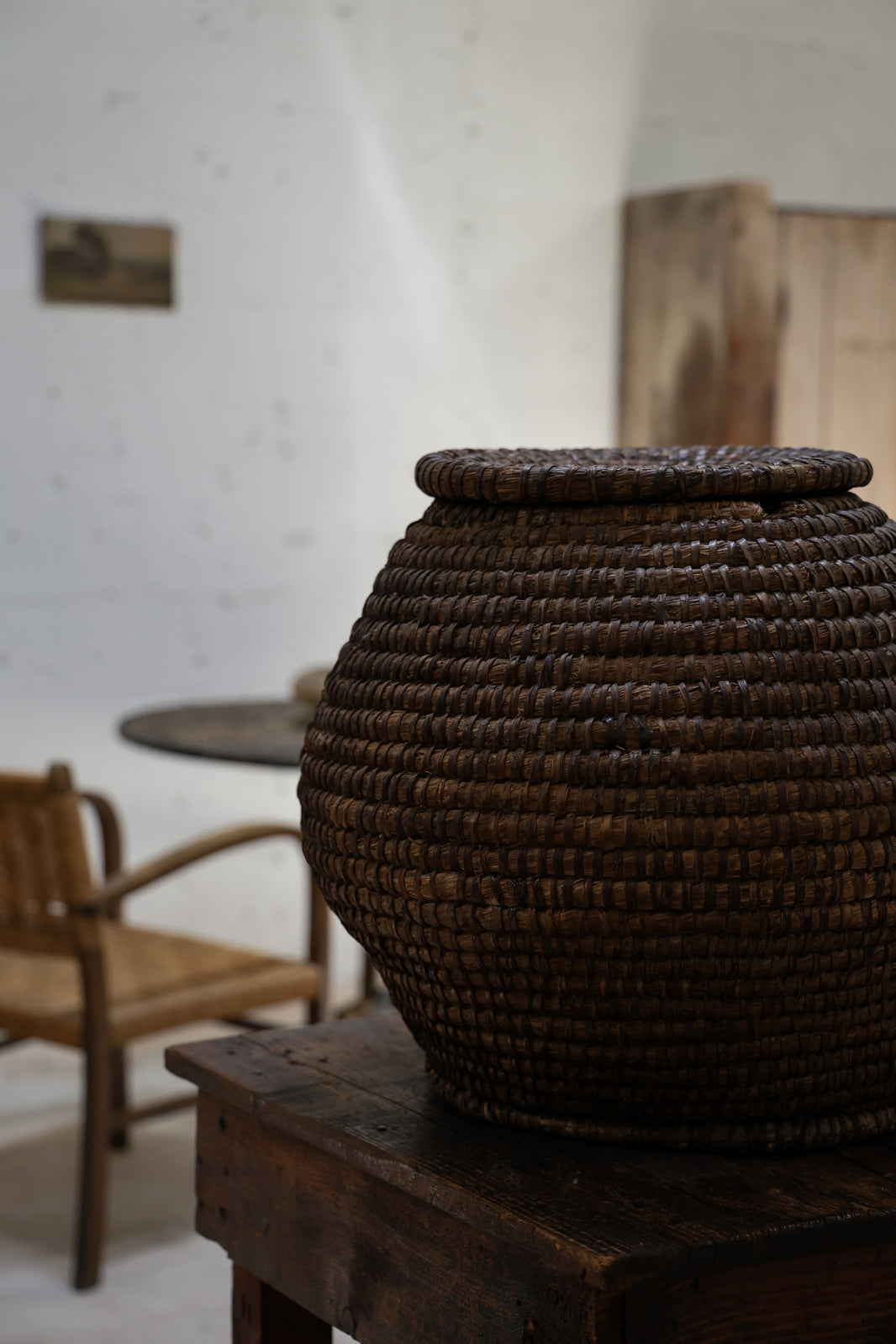 RYE STRAW GRAIN BASKET