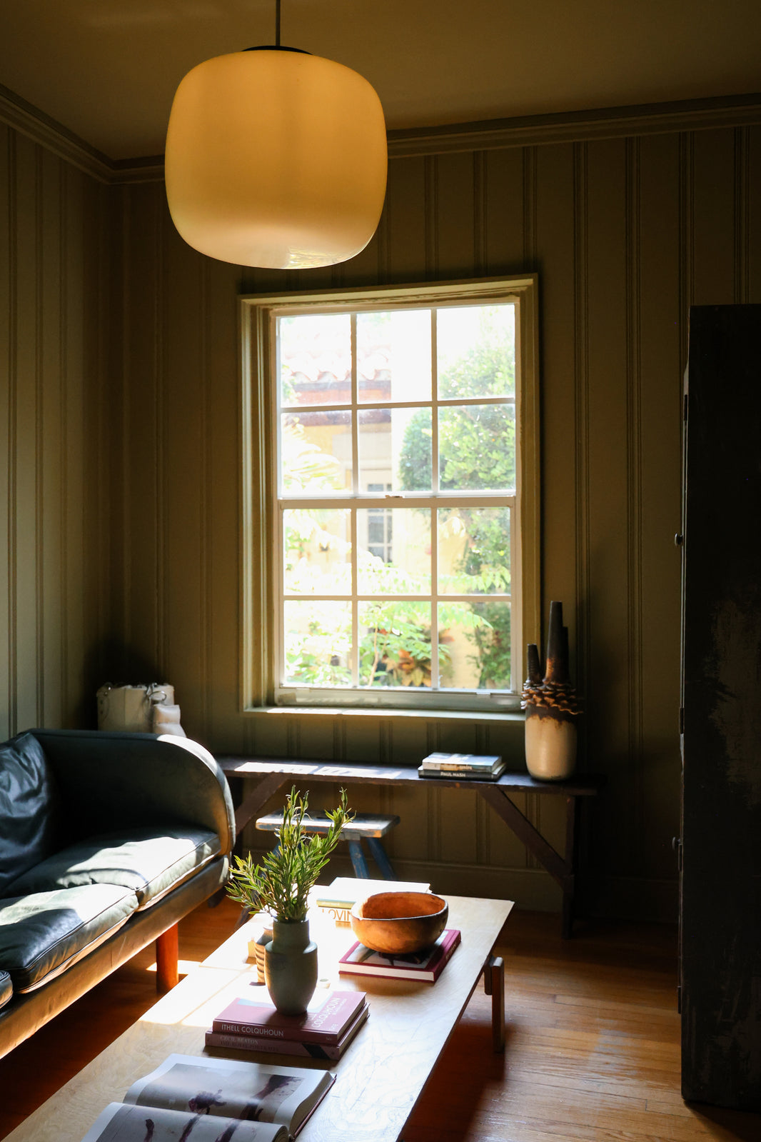 OPALINE GLASS PENDANT LAMP