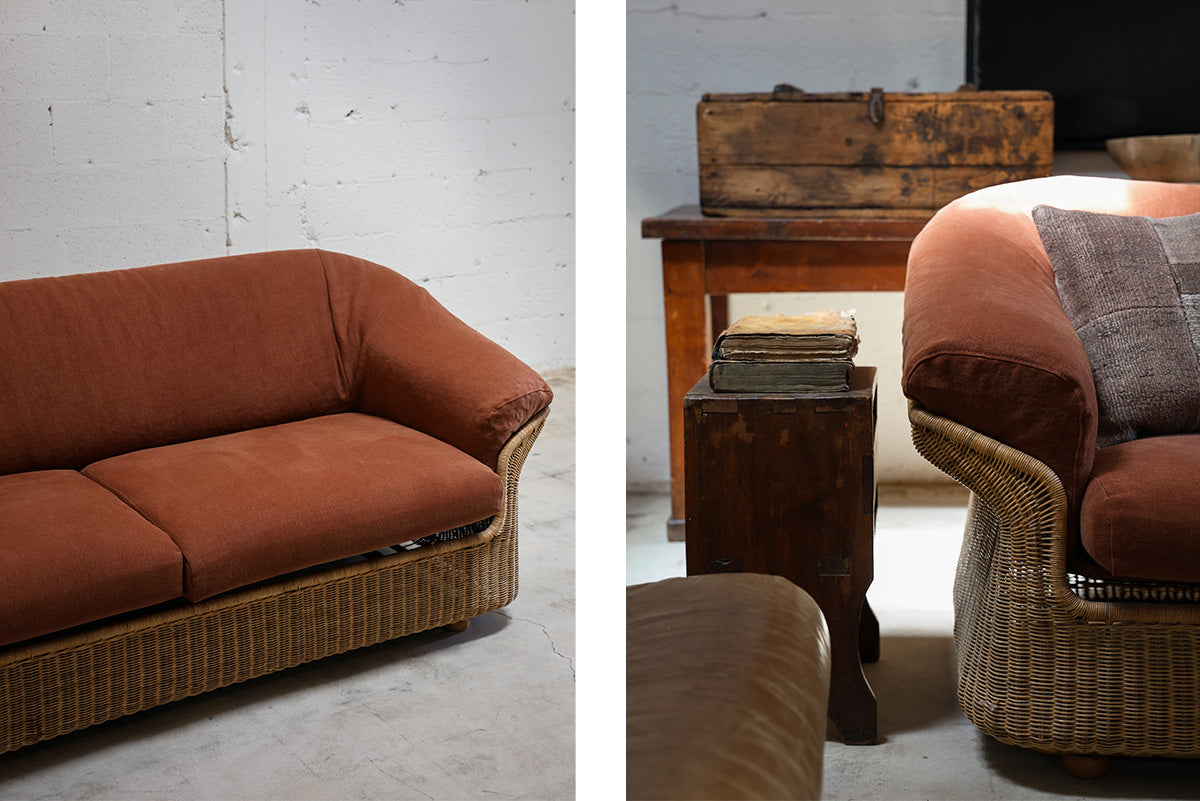 WICKER SOFA