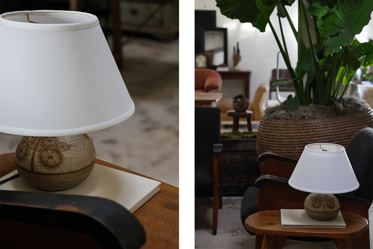 GLOBE SOHOLM CERAMIC TABLE LAMP