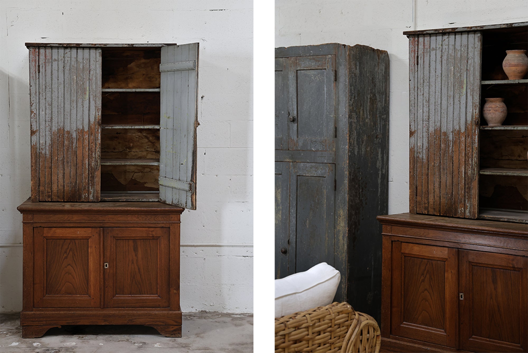 PAINTED BUFFET DEUX CORPS