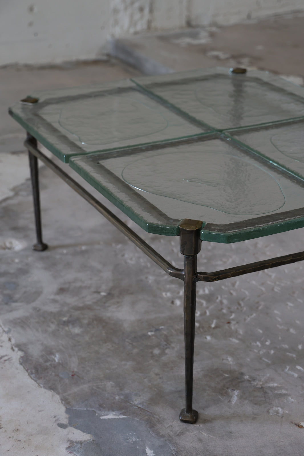 LOTHAN KLUTE BRUTALIST COFFEE TABLE