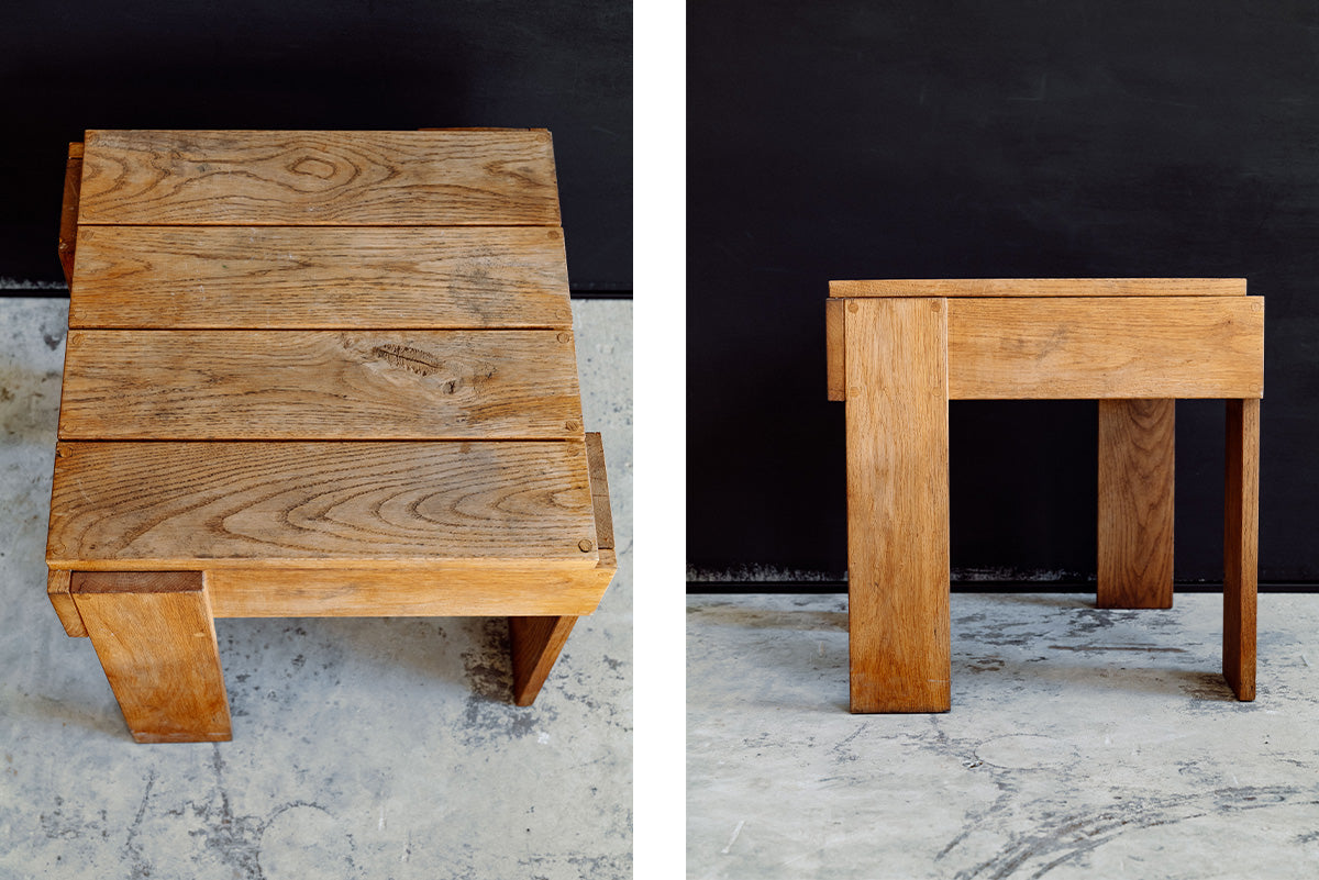 OAK PLANK SIDETABLE