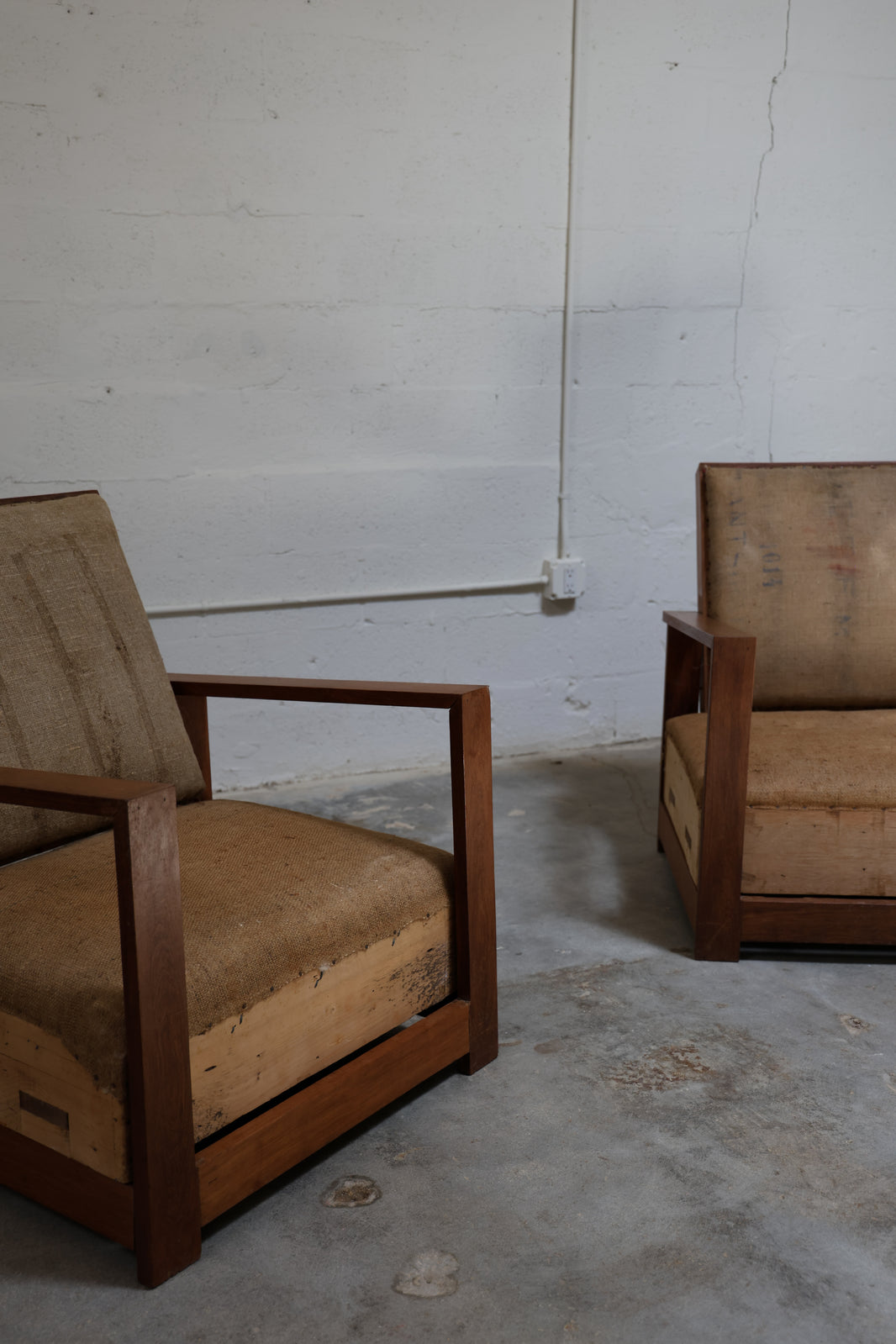PAIR OF ART DECO ARMCHAIRS