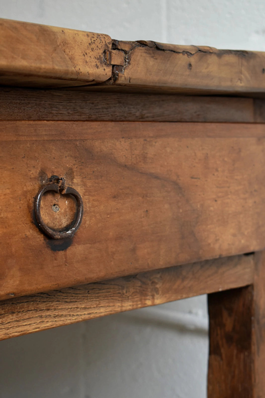 PATINATED OAK TABLE