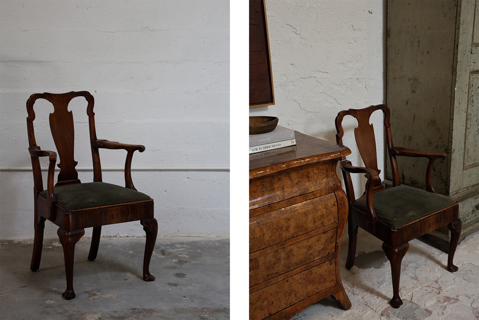 QUEEN ANNE ARMCHAIR