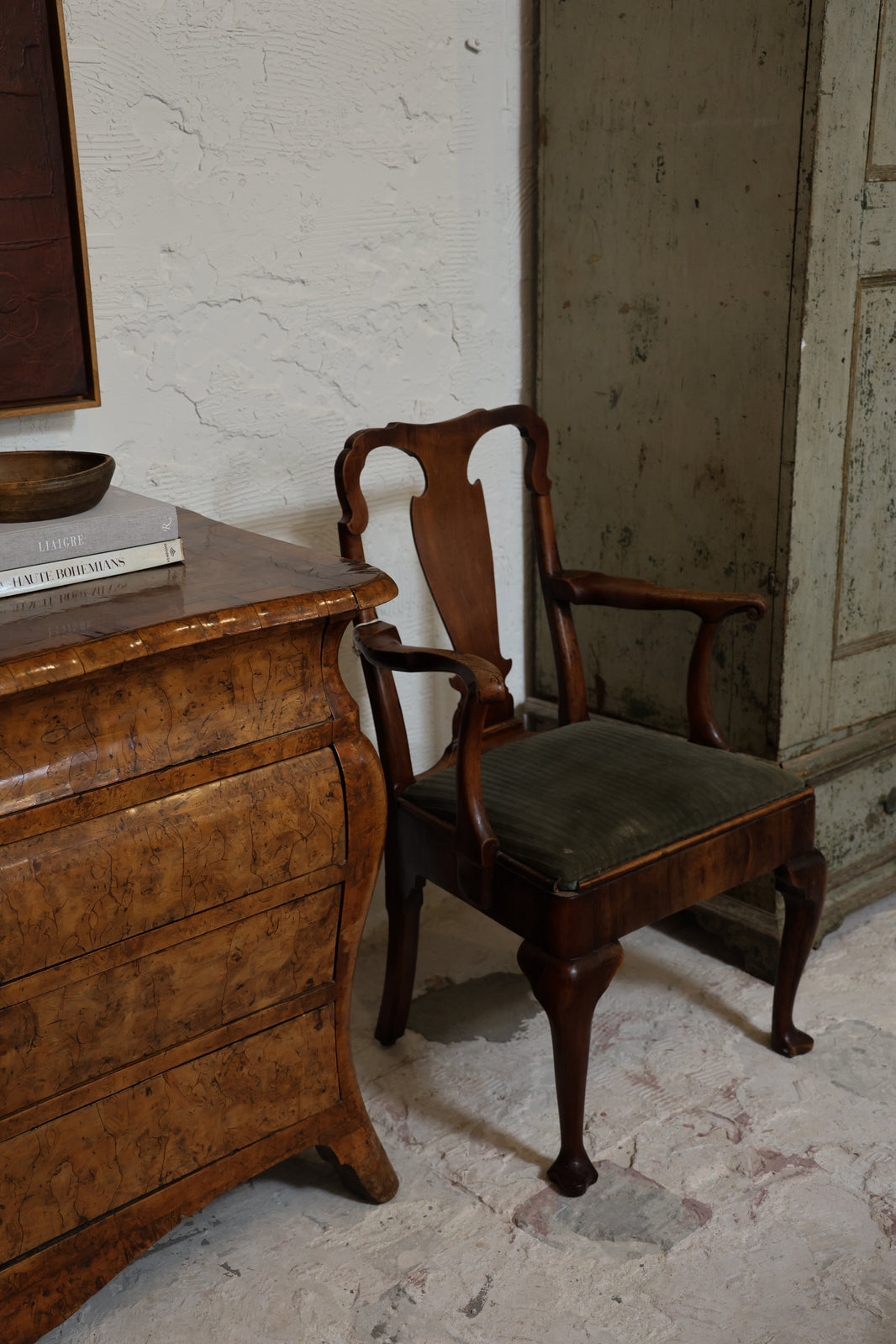 QUEEN ANNE ARMCHAIR