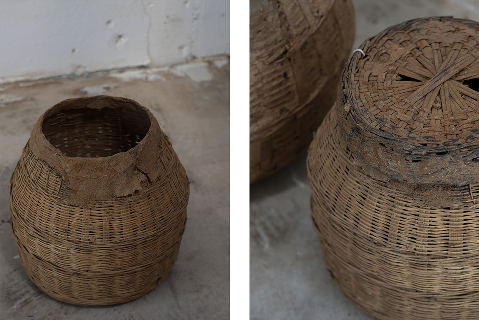 WOVEN FISHING BASKET NO.2