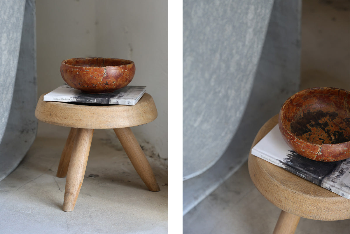 19C SWEDISH CARVED WOODEN BOWL