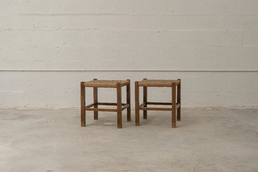 WOVEN SEAGRASS STOOL