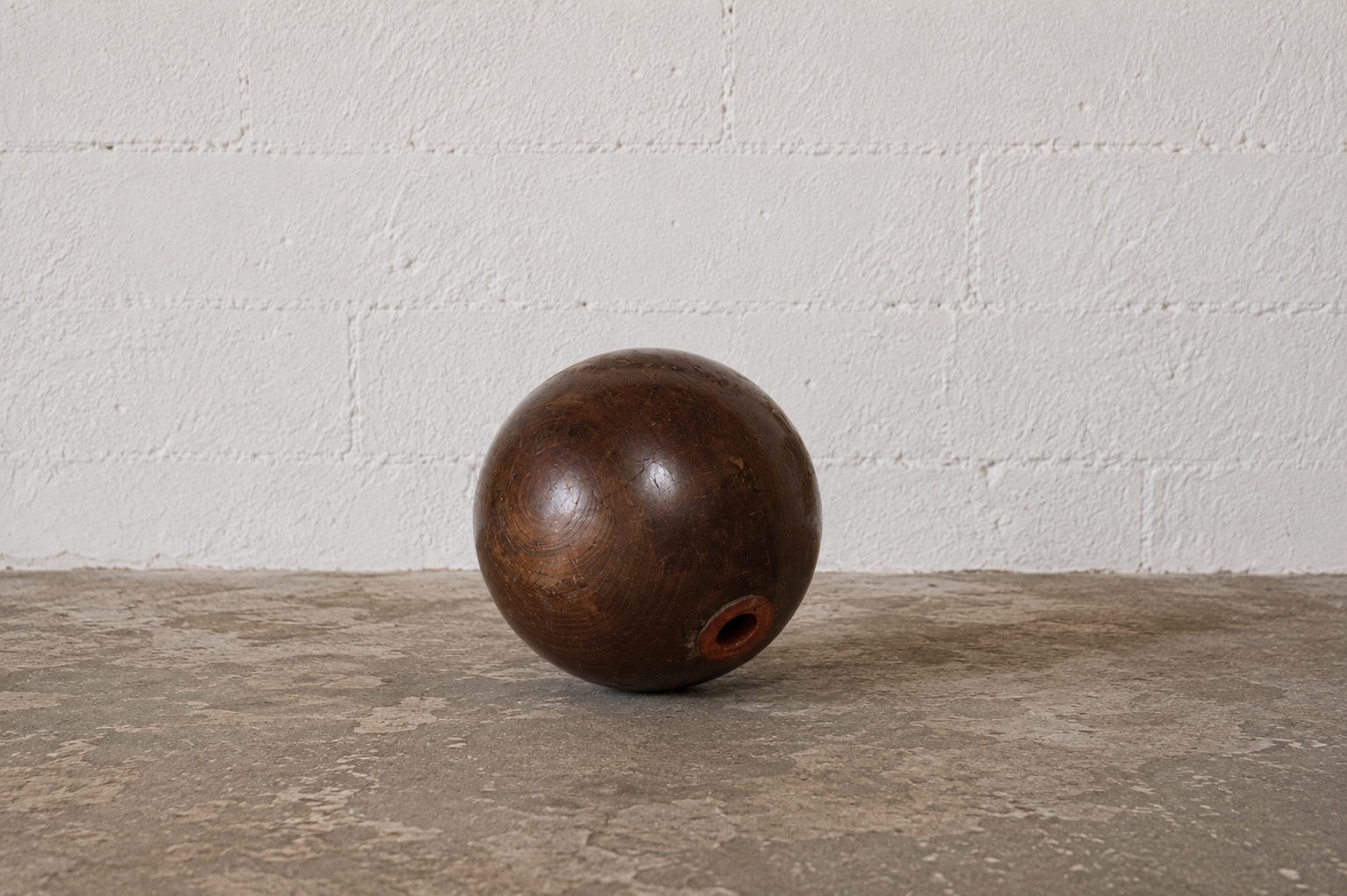 19C DUTCH BOWLING BALL