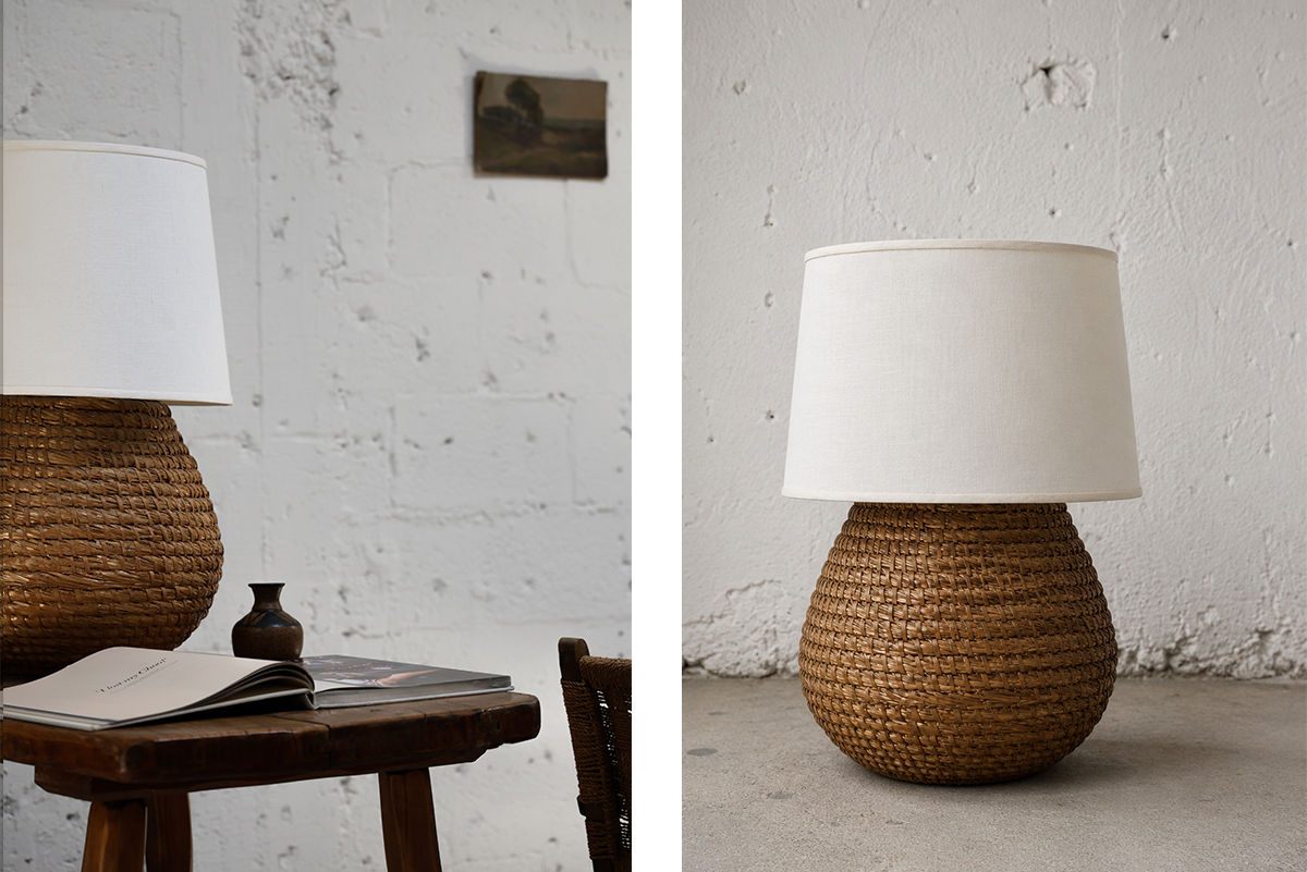 BOURGNE BASKET TABLE LAMP
