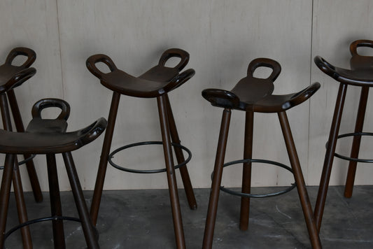 BRUTALIST "MARBELLA" BAR STOOL