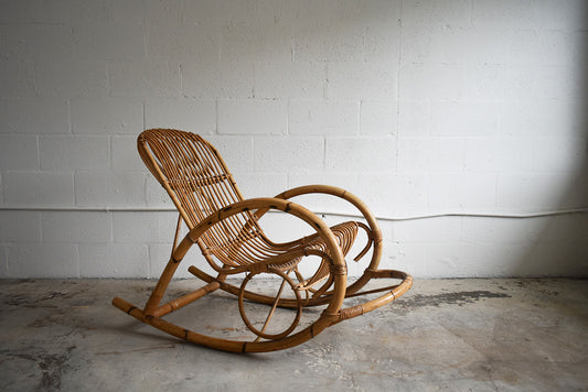 RATTAN ROCKER